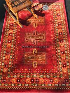 فرش ماشینی بزرگمهر کاشان طرح 78005 لاکی