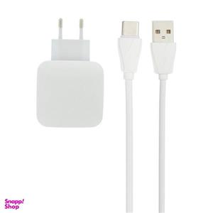 شارژر دیواری الدینیو مدل A3310Q به همراه کابل تبدیل USB-C