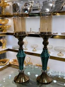 شمعدان سبز کهکشانی آنتیک 7575