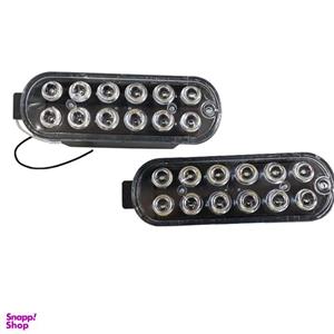 چراغ راهنما داخل سپر تک لایت مدل T.S.Co مناسب پراید بسته 2 عددی