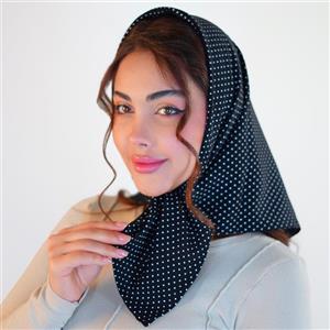 مینی اسکارف نخی خال خالی - شناسه 251011