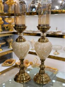 شمعدان عسلی آنتیک 6060