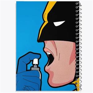 دفتر طراحی 100 برگ خندالو طرح بتمن (Batman)