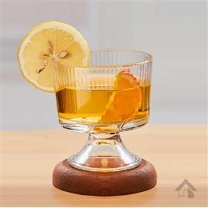 بستنی‌خوری پایه‌دار دلی‌گلس (Deliglass) مدل TB033B – ست ۶ عددی