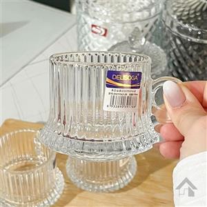فنجان دسته حلقه شیاردار الیسا دلی گلس DELISOGA