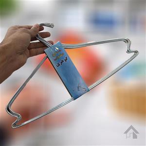 چوب لباس فلزی گوهری مدل روکش‌دار PVC