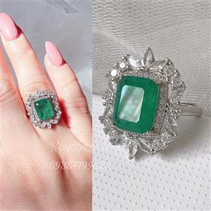 انگشتر نقره زنانه روژان 