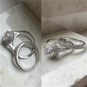 حلقه و پشت حلقه نقره لاوسانگ