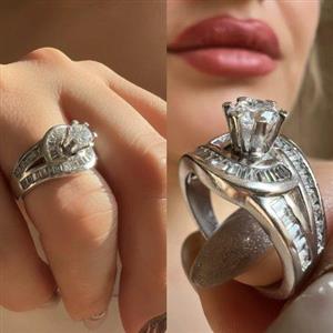 انگشتر نقره زنانه پالیز 