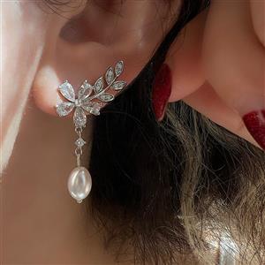 گوشواره نقره زنانه مروا 