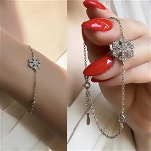 دستبند نقره دخترانه بلفی 