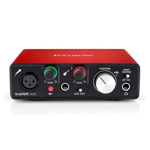 کارت صدای Focusrite Scarlett Solo G2 | در حد آکبند آنباکس