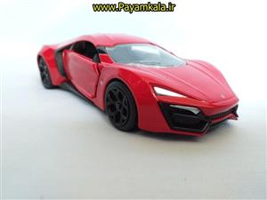 ماکت لایکن هایپراسپرت Lykan HyperSport BY JADA سریع و خشن قرمز 