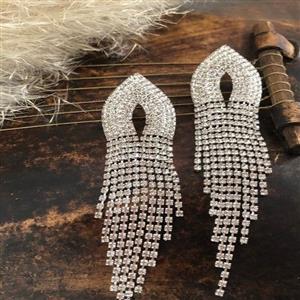 گوشواره تمام نگین گنبدی