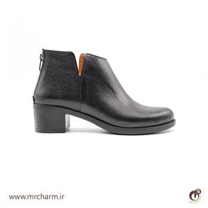 کفش چرم ساق دار زنانه mrc1121-30