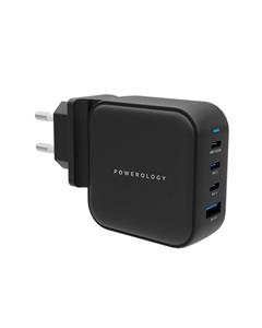 شارژر 100 وات پاورولوژی Powerology 100W Triple PD charger PWC006