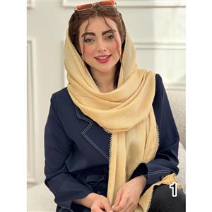 شال حریر پلیسه دور سکه ایی کد 4128