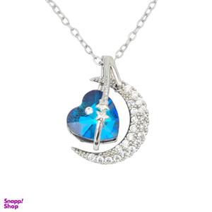 گردنبند زنانه طرح سواروسکی مدل قلب و ماه کد ghalb17900