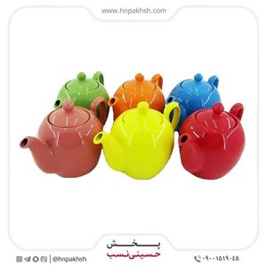 قوری شکس رنگی متوسط