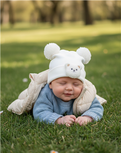 کلاه بچگانه عروسکی تدی