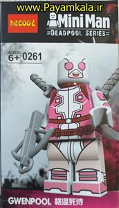(DEADPOOL) اسباب بازی لگو ددپول (ساخت DECOOL) کد (0261)