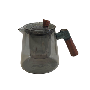 قوری پیرکسی دسته چوبی دودی