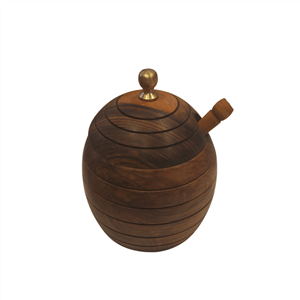 عسل خوری چوبی خط دار