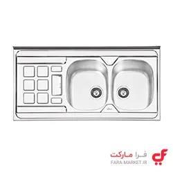 سینک ایلیا استیل 1021 روکار