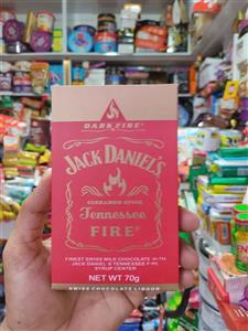🍫 شکلات جک دنیلز دارک فایر سوئیس میلک Tennessee Fire با طعم دارچینی