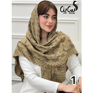 روسری مجلسی ابریشم ژاکارد مربع کد 3770