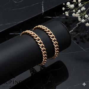 دستبند زنجیر طلایی بدلیجات ژوپینگ