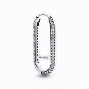 گوشواره تکی بلند چارم خور نقره پاندورا