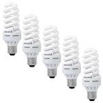 لامپ کم مصرف 18 وات دلتا مدل پیچ پایه E27  بسته 5 عددی  Delta 18W CFL Full Spiral Lamp E27 5 PCS