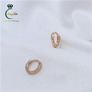 گوشواره حلقه طلایی بدلیجات ژوپینگ