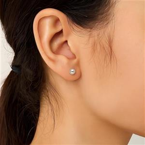 گوشواره نقره ای میخی ژوپینگ کد GO1-0015