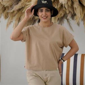 کراپ تیشرت زنانه بیسیک کد 311