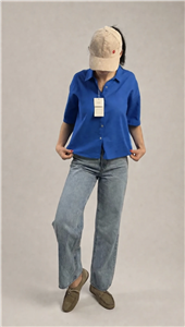 شومیز آبی ZARA