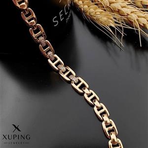دستبند لوکس لینک نگین دار بدلیجات ژوپینگ