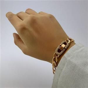 دستبند طلایی ژوپینگ هرمس DA00034
