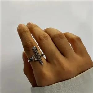انگشتر نقره ای فشن کد AN00034