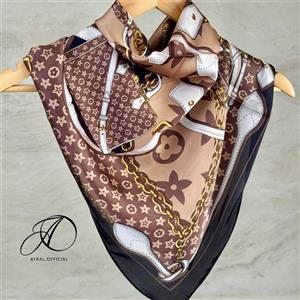 مینی اسکارف ابریشم وارداتی کد E0002