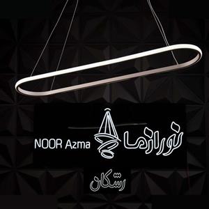 لوستر 1 شعله نور از ما رشکان مدل oval/120