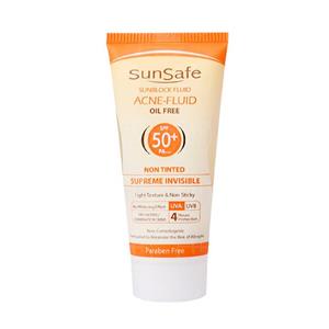 فلوئید ضد آفتاب فاقد چربی SPF50 سان سیف 50 میلی لیتر