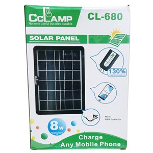 پنل خورشیدی ۸ وات سی سی لمپ  مدل  cl_680
