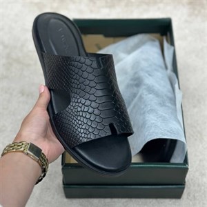 صندل مردانه تمام چرم فوق العاده مدل هرمس کد۷۶۲