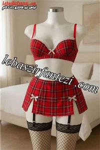 کاستوم دانشجویی چهارخونه قرمز