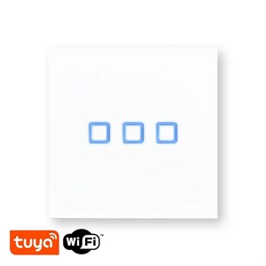 کلید هوشمند سه پل طرح مربع Wi Fi
