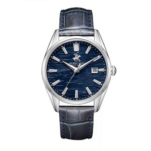 ساعت مردانه پولو بورلی هیلز مدل BP3811X.399 با بند چرمی