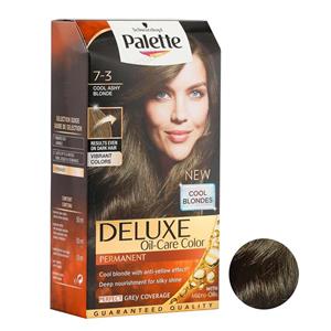 کیت رنگ مو پلت سری DELUXE شماره 3-7 حجم 50 میلی لیتر رنگ بلوند دودی