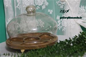 کاپ کیک و سینی مزه چوبی در پیرکس وارداتی